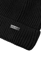 DUST MERINO BEANIE IN BLACK