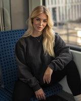VINTAGE CREWNECK IN WASHED BLACK