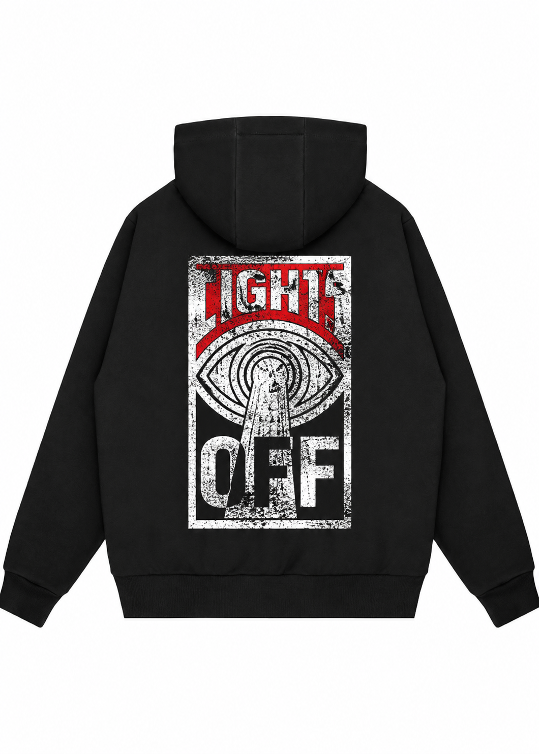 BLACK HOODIE 450GSM