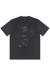 NEVER TEE WASHED BLACK