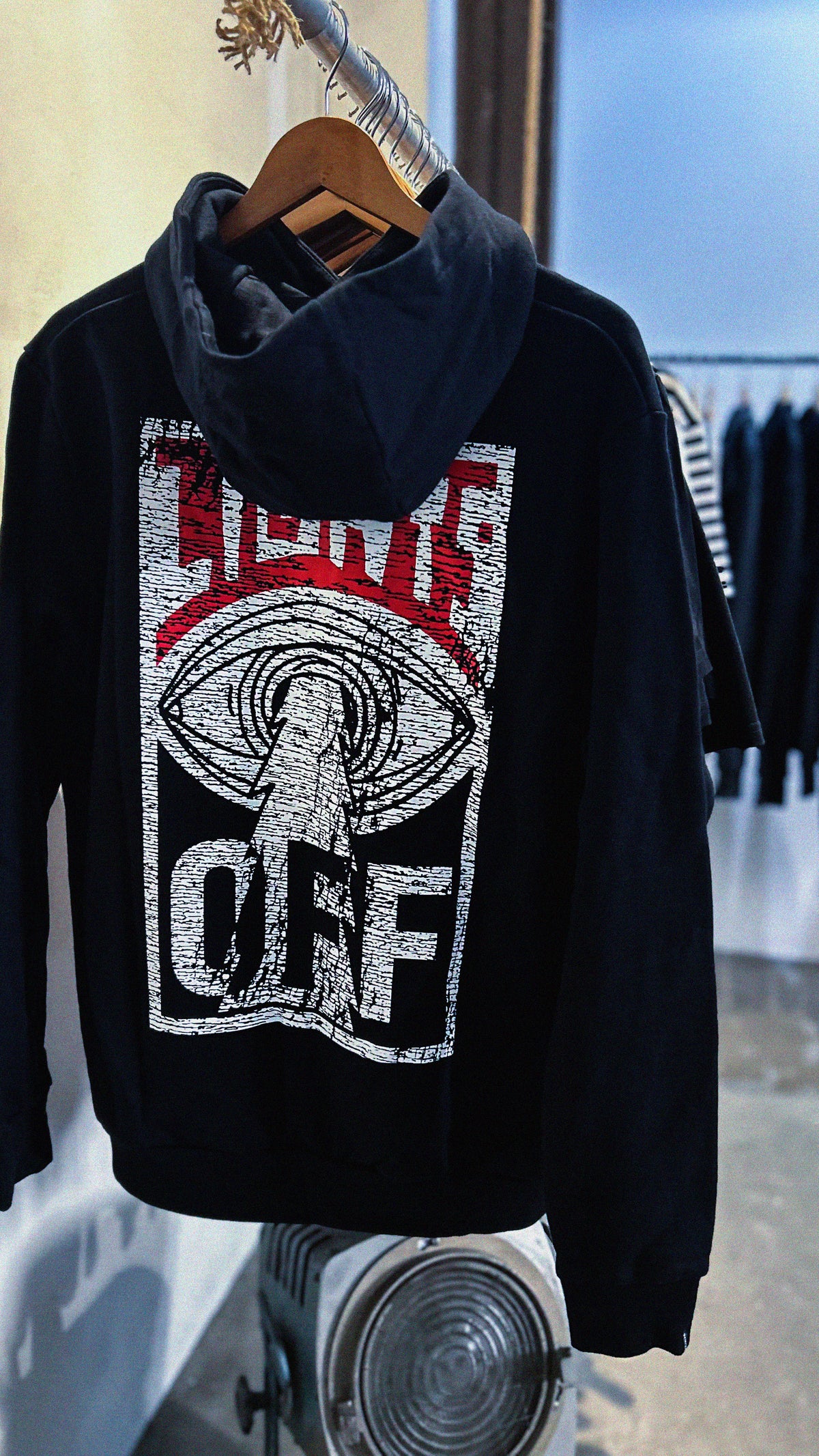 LIGHTS OFF HOODIE 450GSM POLYDOR RECORDS L.E.