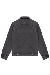 DENIM TRUCKER JACKET IN WASHED GREY