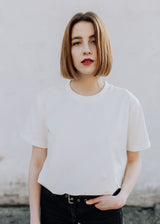 WHITE PREMIUM TEE