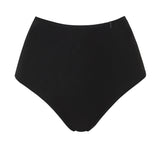 HIGH-WAIST MODAL PANTIES IN BLACK