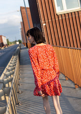 JANIS DRESS IN RED