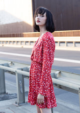 JANIS DRESS IN RED