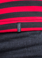 RED STRIPES TURTLENECK