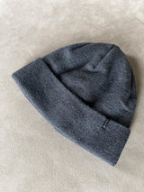 MERINO WOOL BEANIE IN GRAPHITE