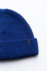 MERINO DOCKER SHORT BEANIE IN NAVY