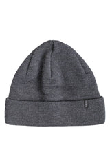 MERINO WOOL BEANIE IN GRAPHITE