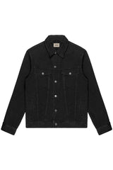SAVANTS DENIM TRUCKER JACKET IN BLACK