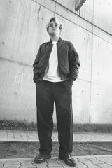 BOMBER JACKET IN NOIR
