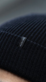 MERINO WINTER BEANIE IN BLACK