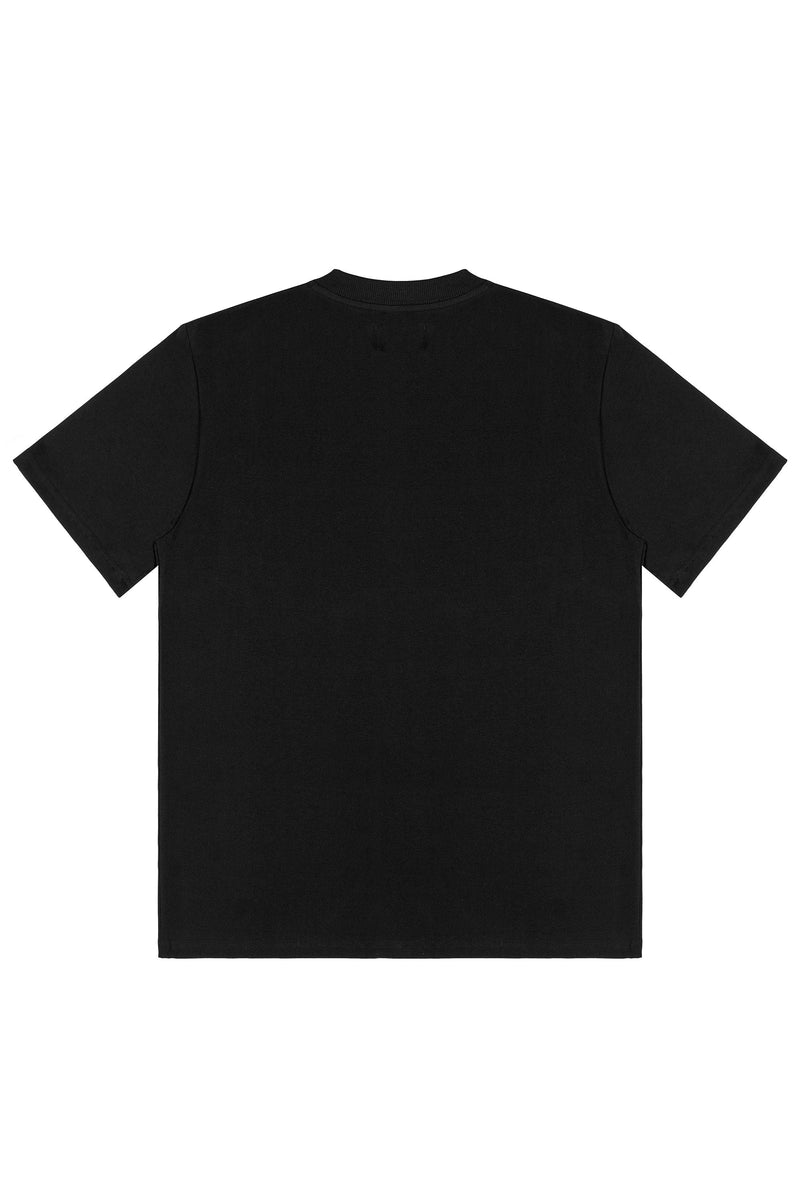 SMILE LOGO TEE IN BLACK