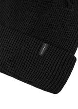 MERINO FLAG DOCKER SHORT BEANIE IN BLACK