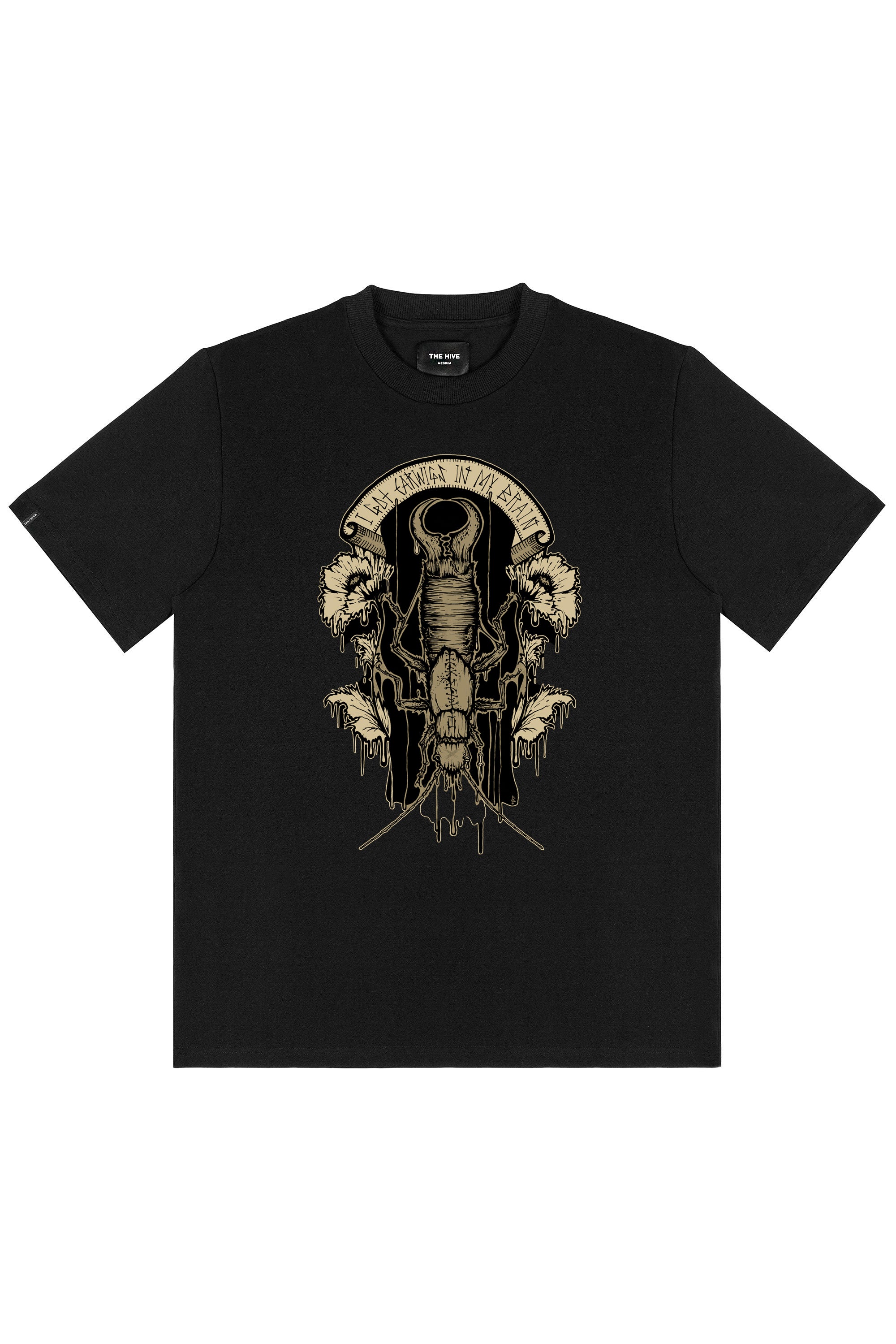 BRAIN TEE IN BLACK