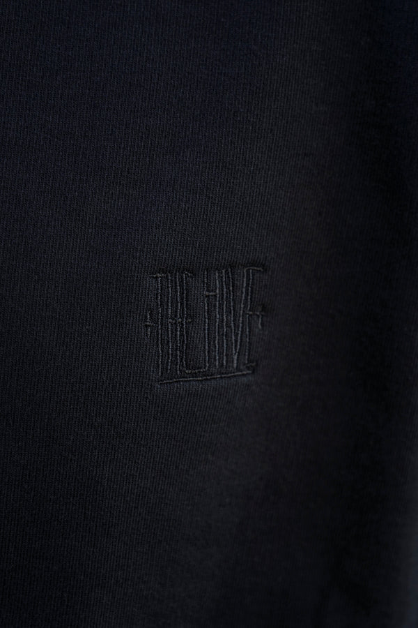 HIVE CREWNECK IN NOIR 450gsm