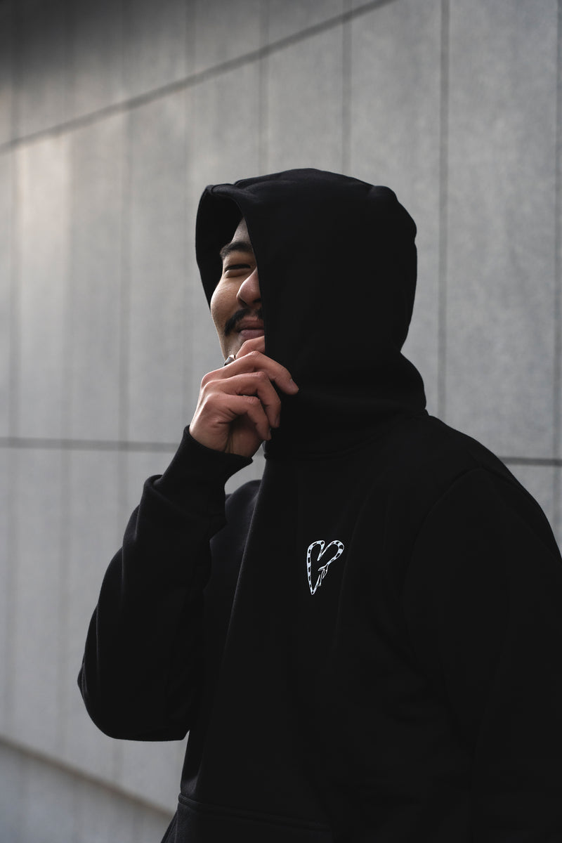 SEDUCE HOODIE IN NOIR 450gsm