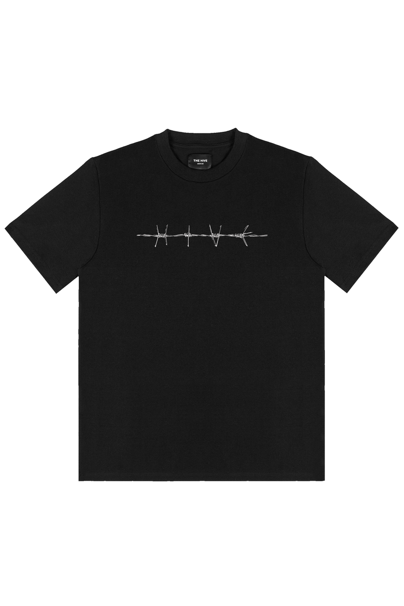 WIRE TEE IN BLACK