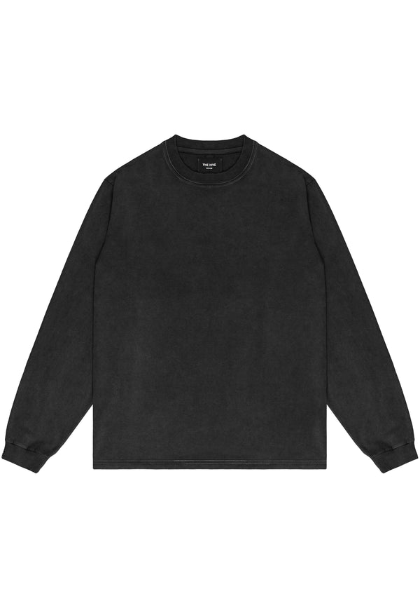 WASHED BLACK LONGSLEEVE