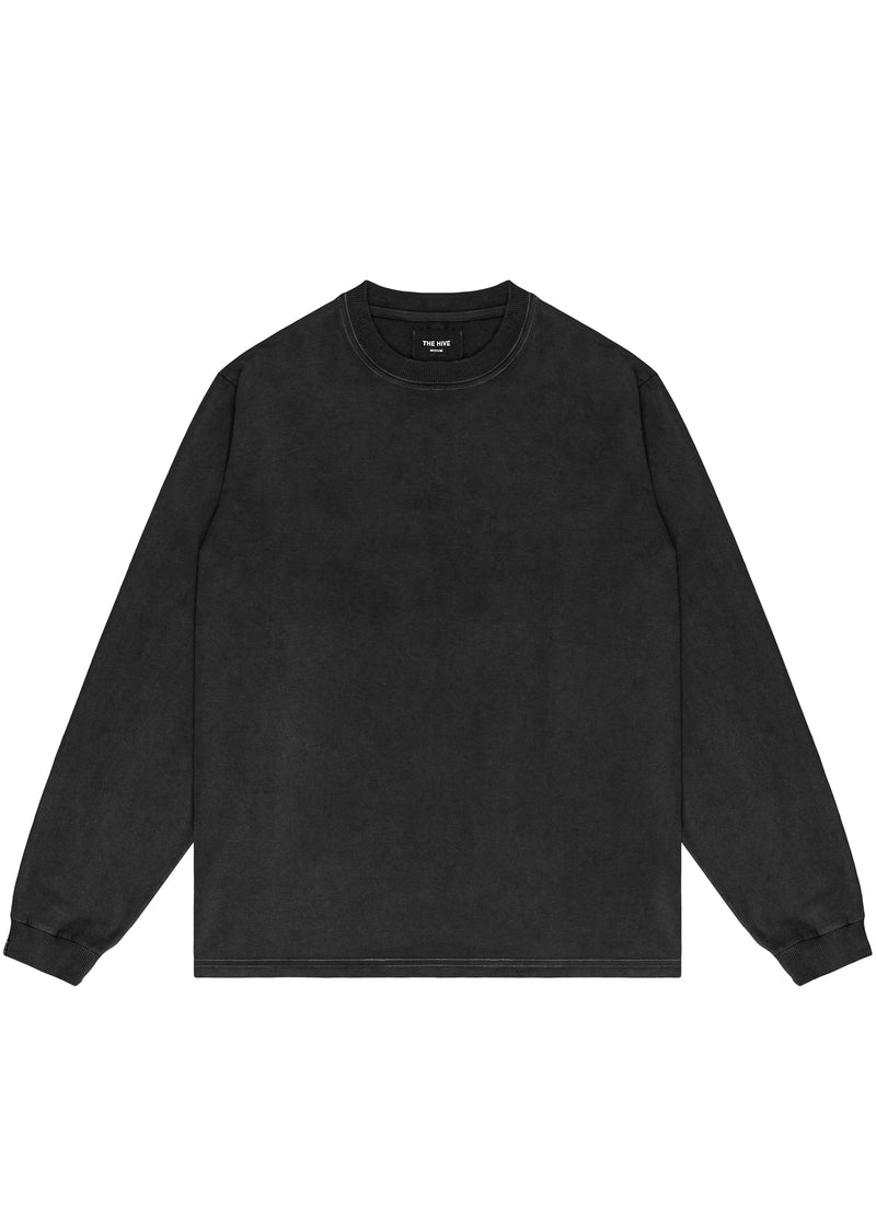 WASHED BLACK LONGSLEEVE