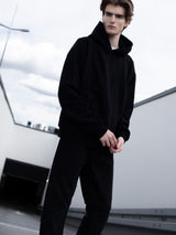 EMBRIODERY BLACK HOODIE