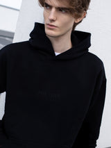 EMBRIODERY BLACK HOODIE