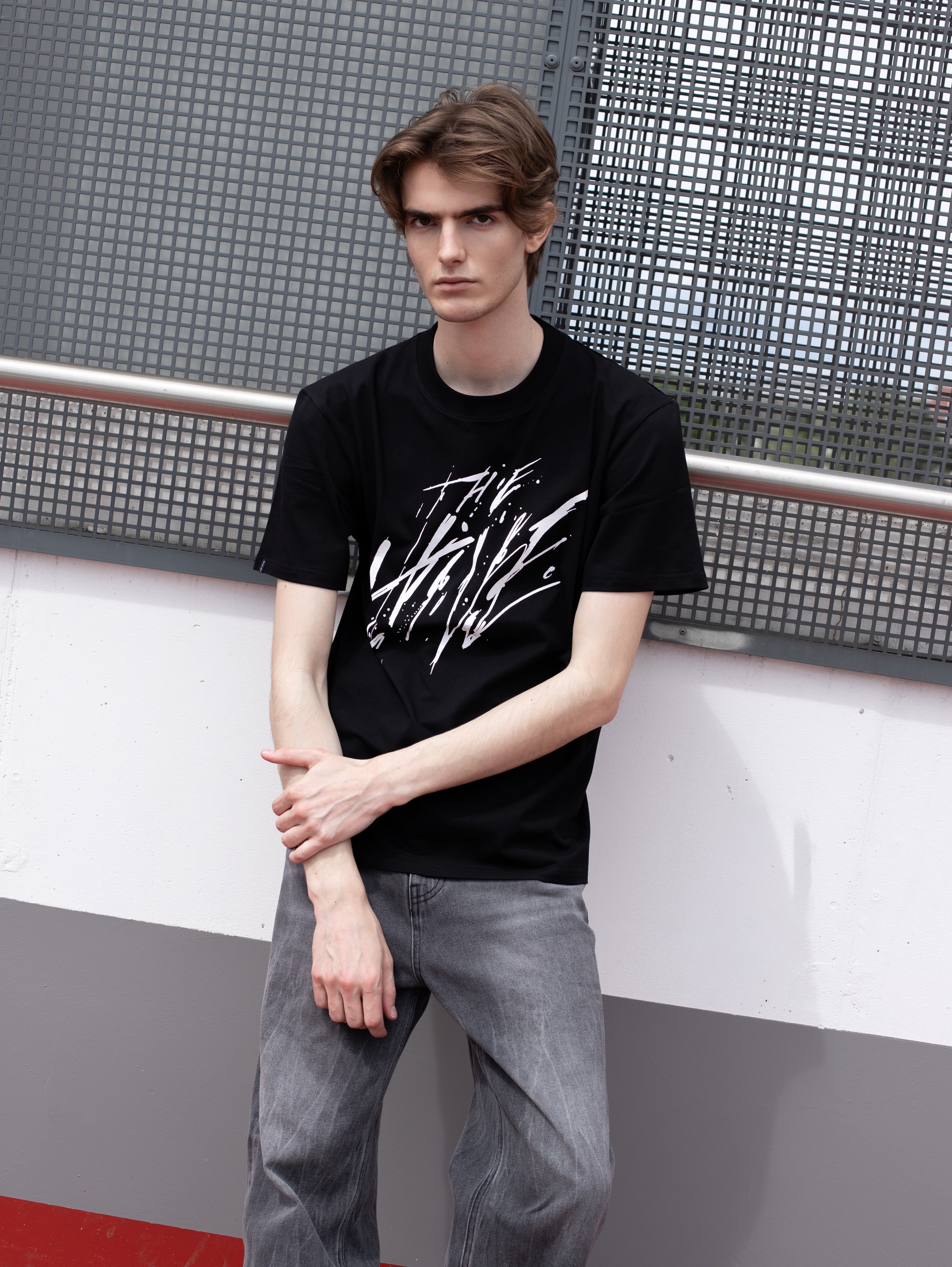 GULF TEE IN NOIR
