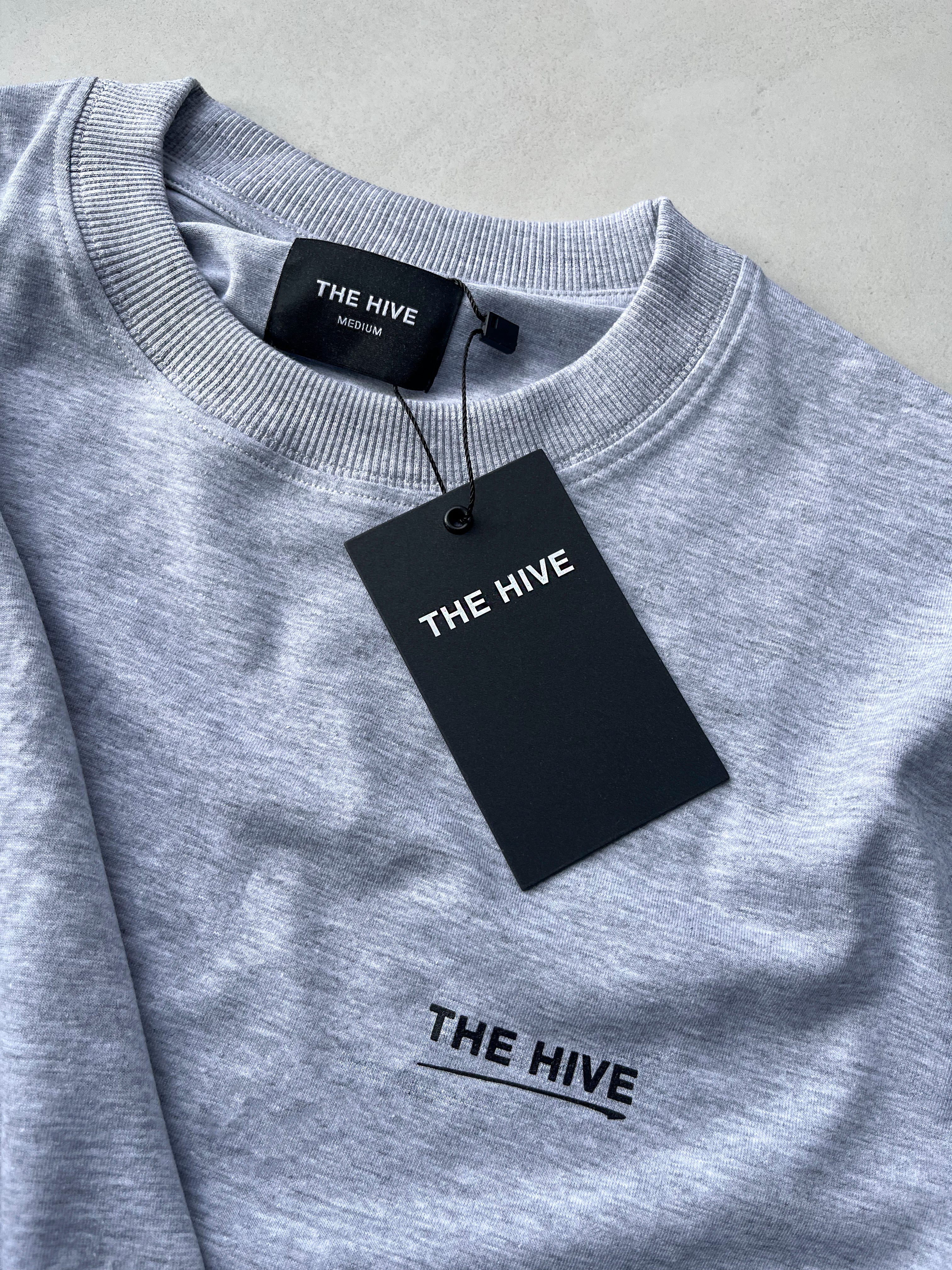 SIMPLE GRAY MELANGE PREMIUM TEE