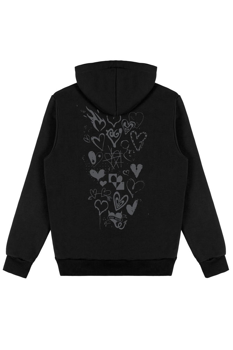 HEARTS HOODIE 450GSM