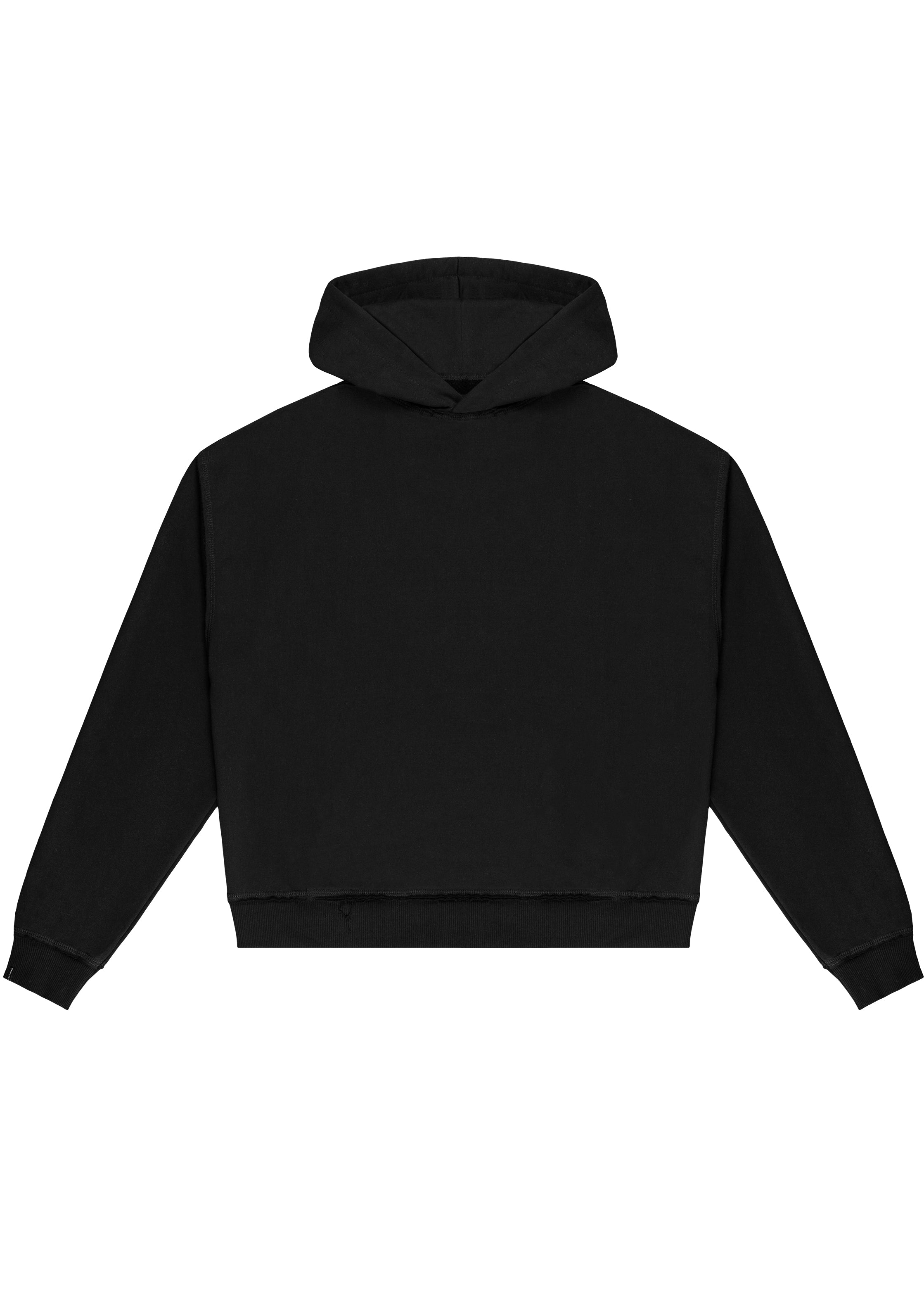 BOXY RAW CUT HOODIE