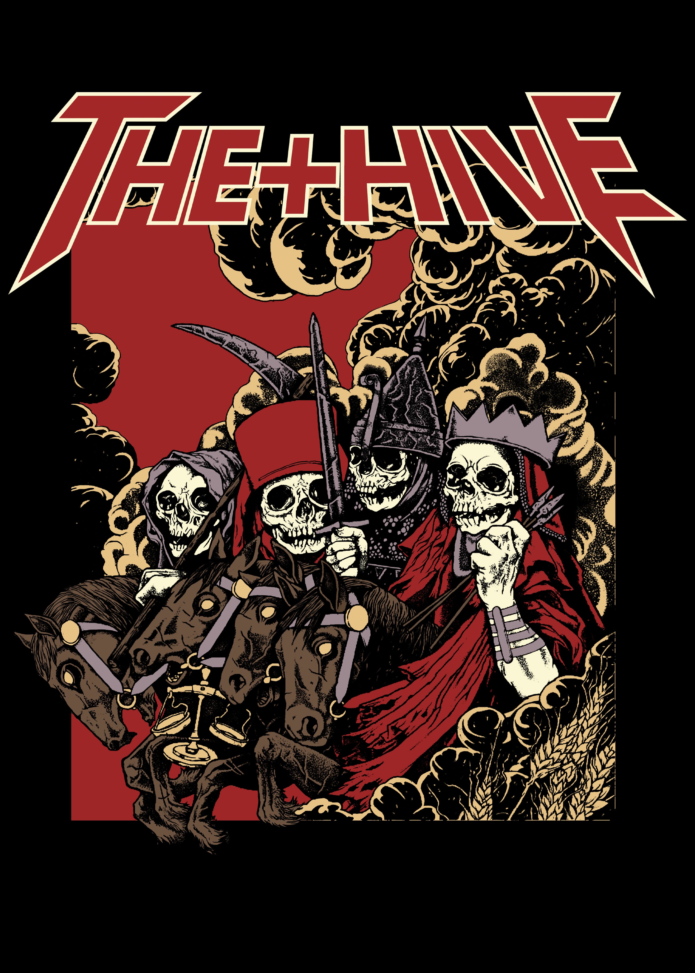 HORSEMEN TEE IN BLACK