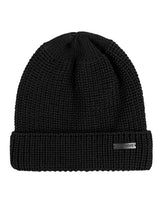 HEAT MERINO BEANIE IN BLACK