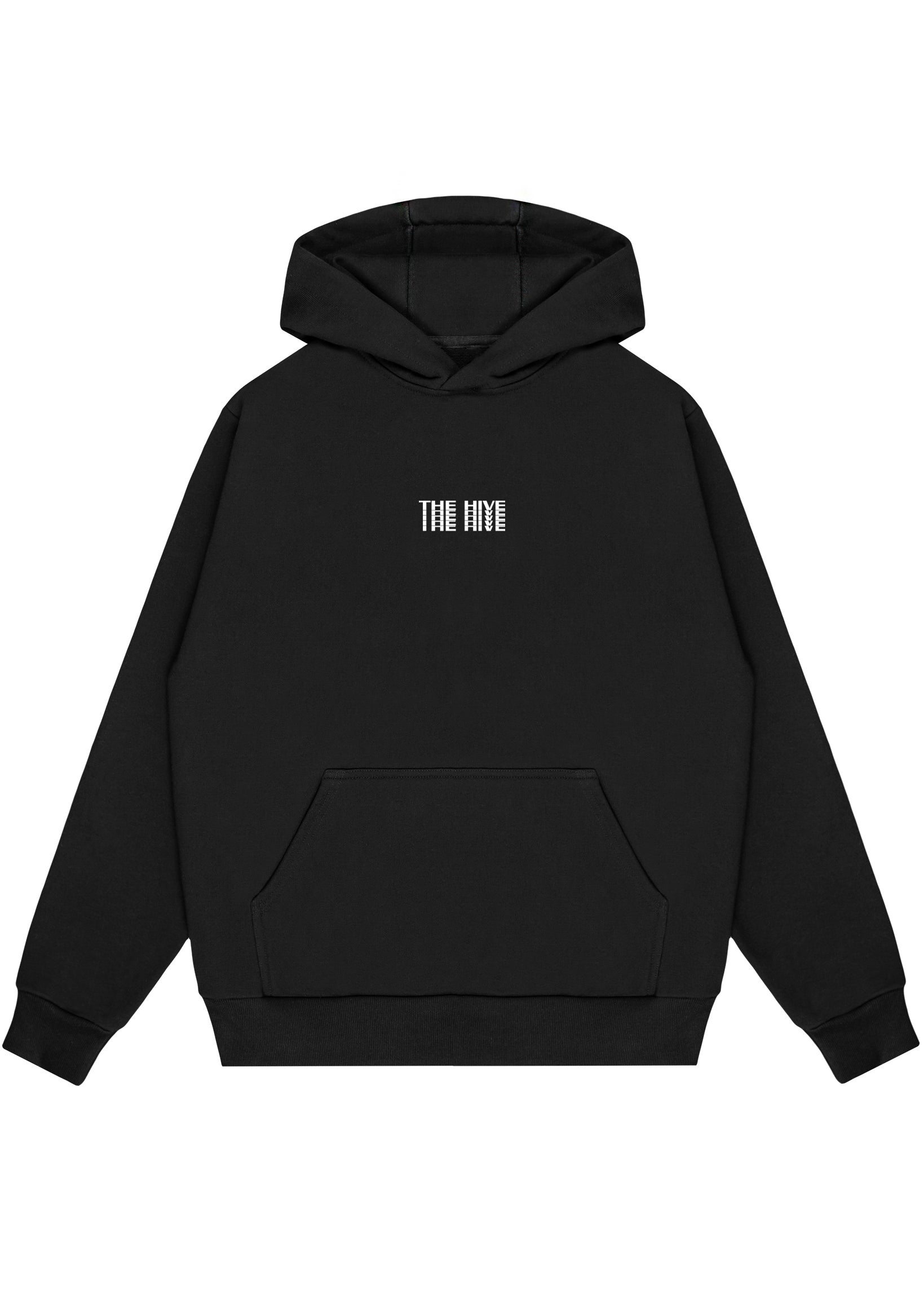 BLACK HOODIE 450GSM