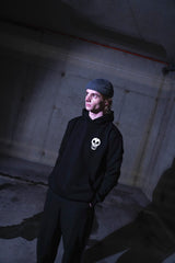 RAVEN HOODIE IN NOIR 450gsm