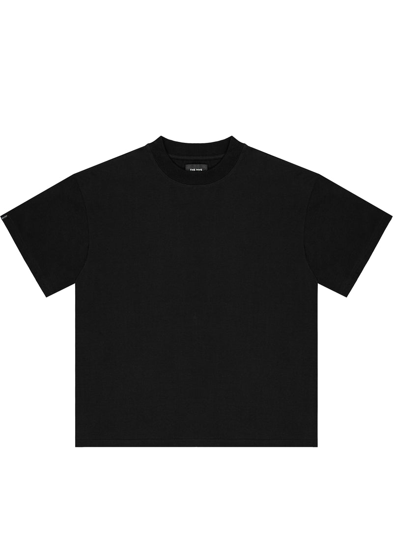 OVERSIZED PREMIUM TEE IN NOIR