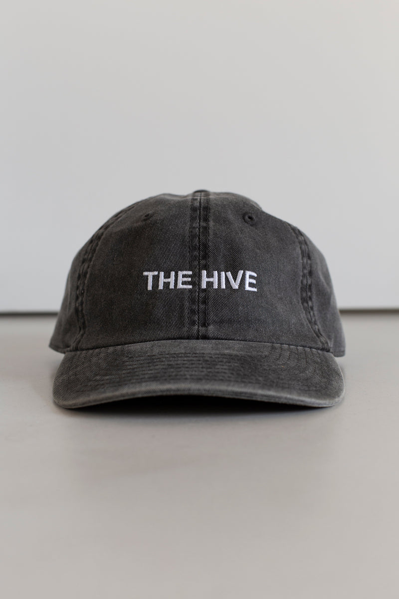 HIVE CAP IN WASHED BLACK
