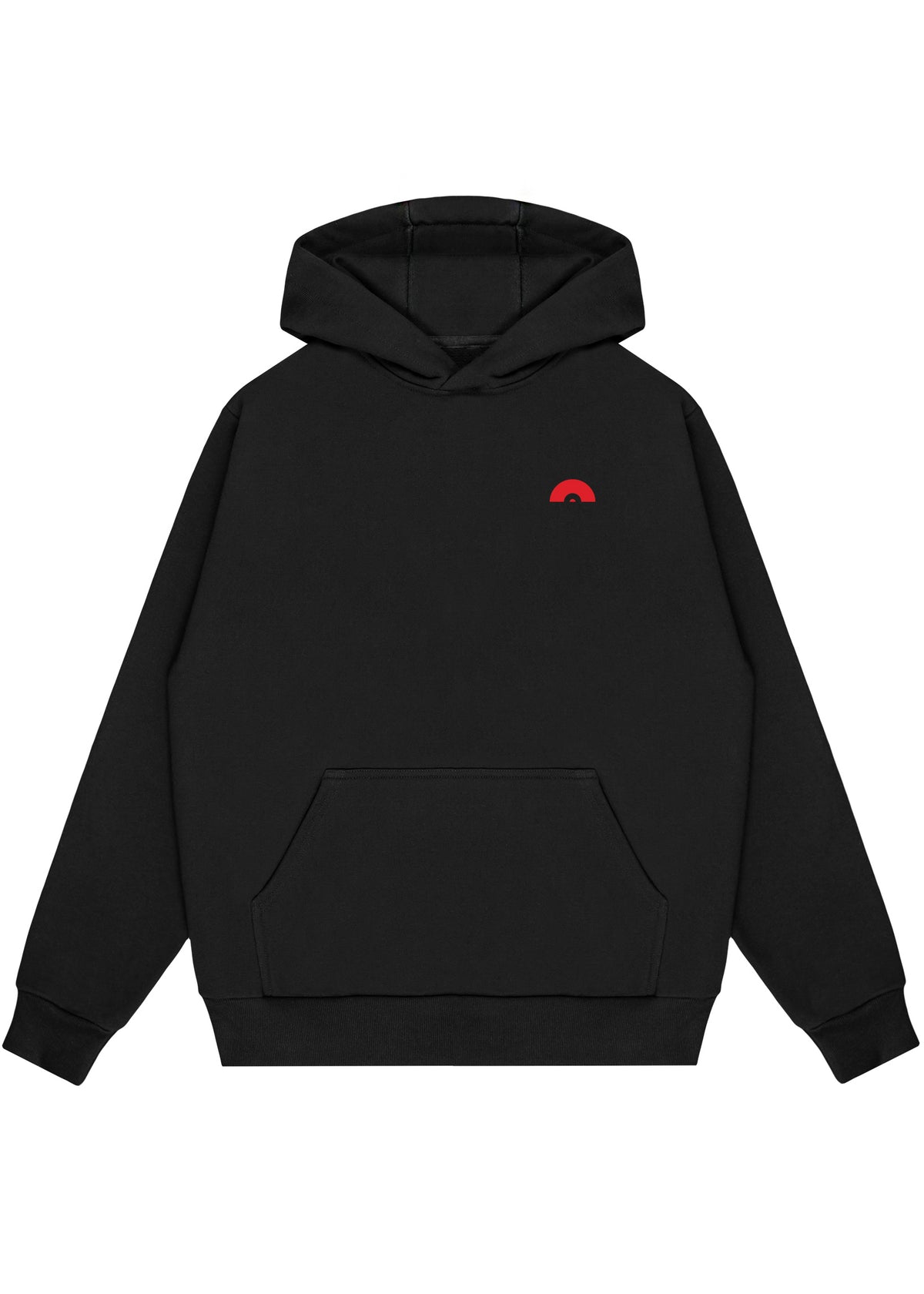 BLACK HOODIE 450GSM