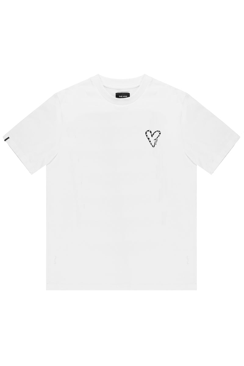SEDUCE TEE IN WHITE