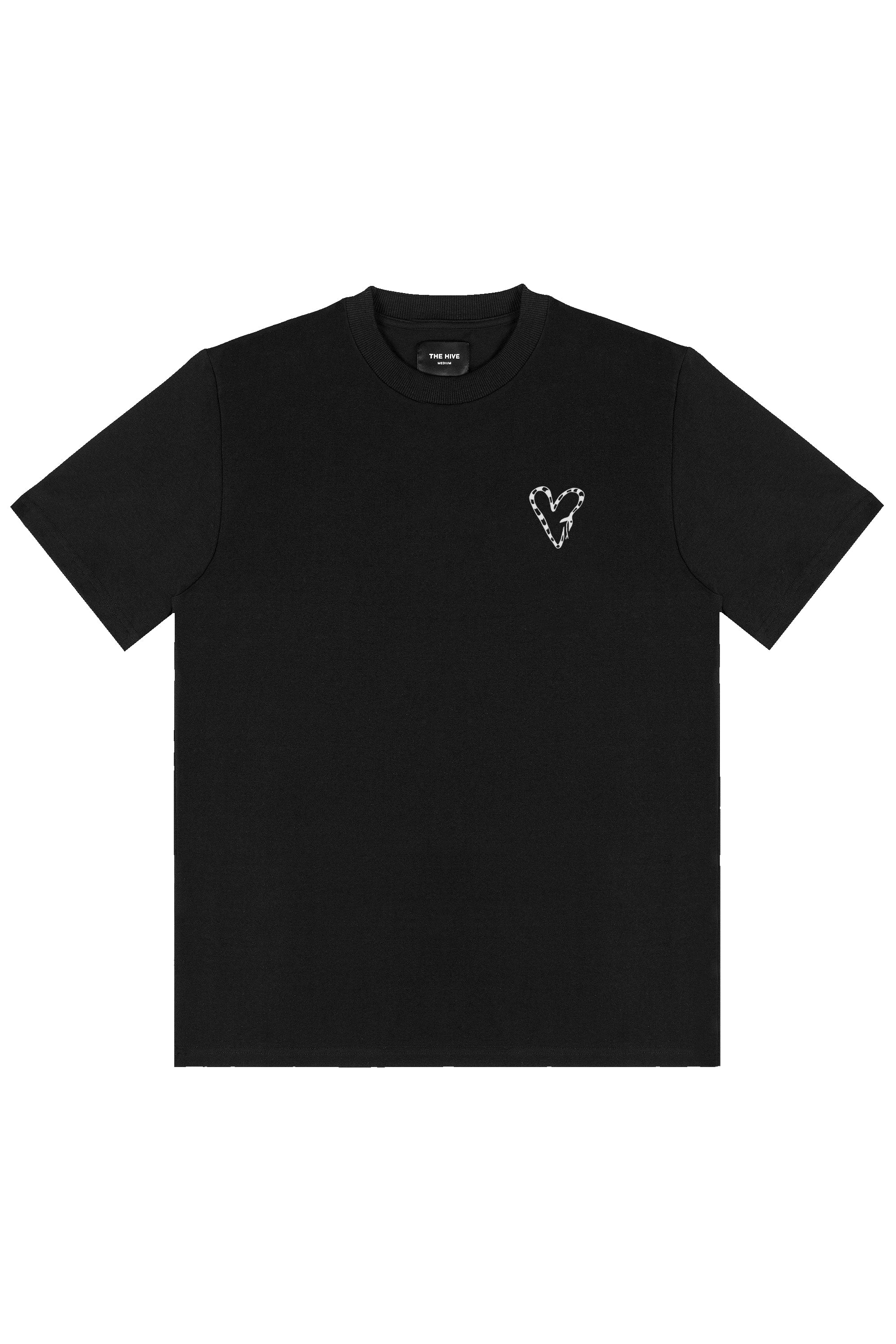 SEDUCE TEE IN BLACK