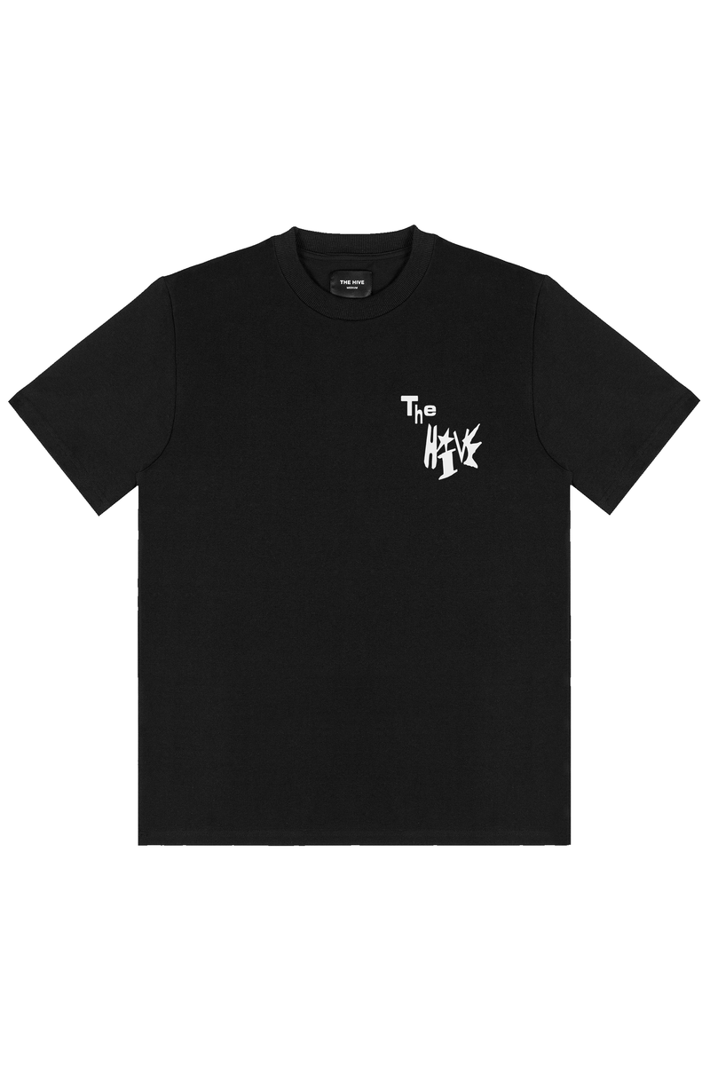 SMILE LOGO TEE IN BLACK