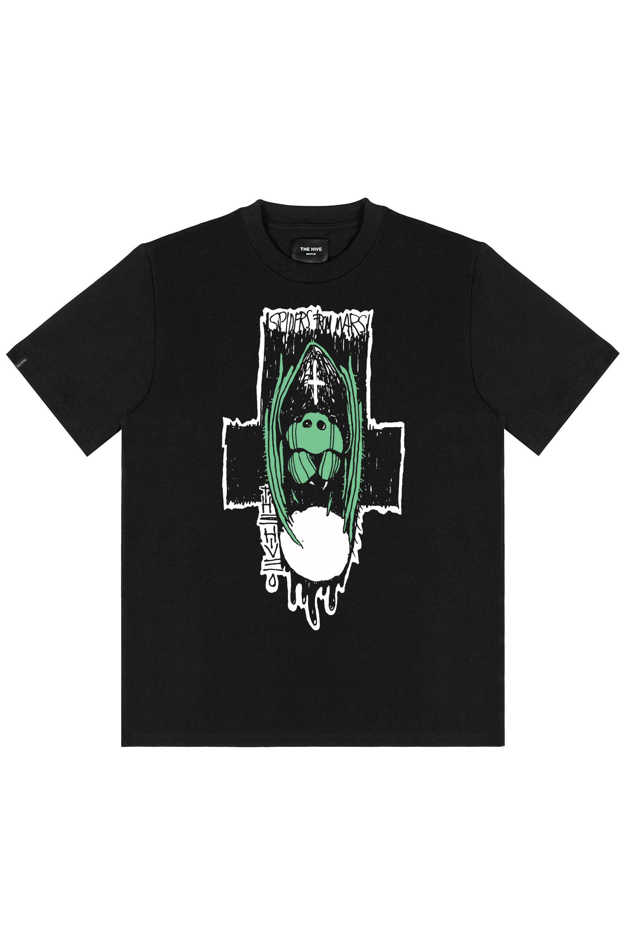 SPIDERS TEE IN BLACK