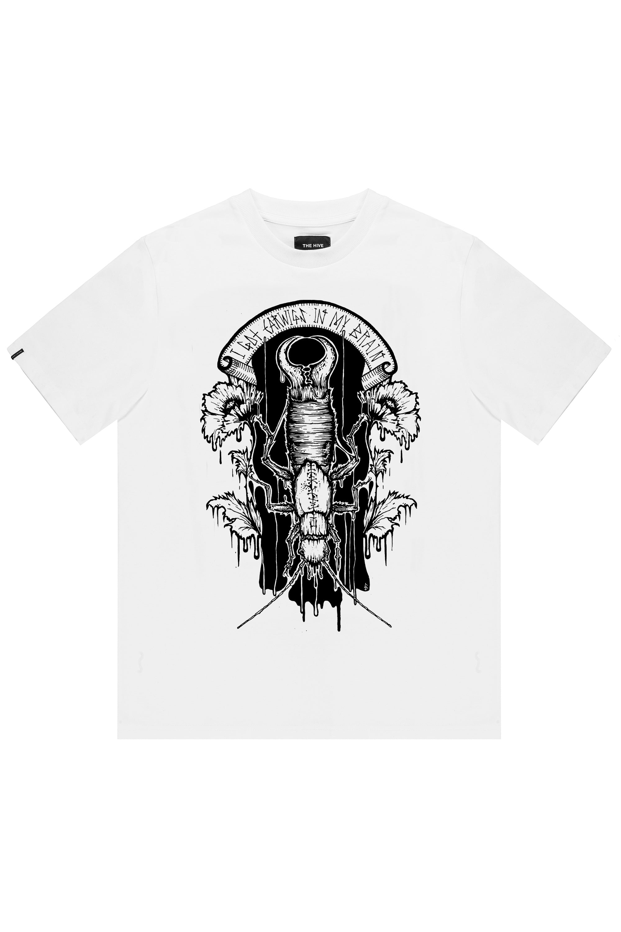 BRAIN TEE IN WHITE