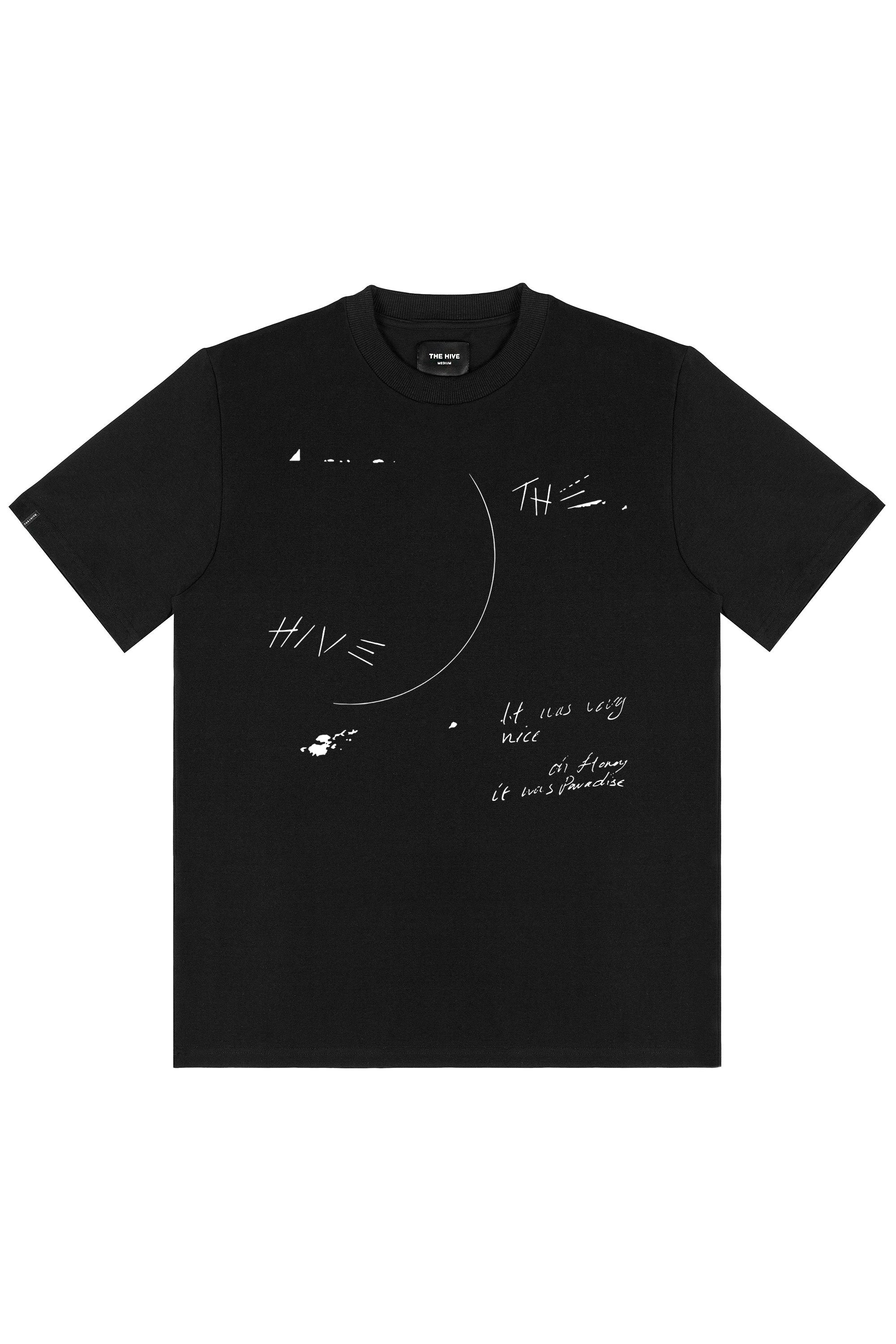 WALL TEE IN BLACK