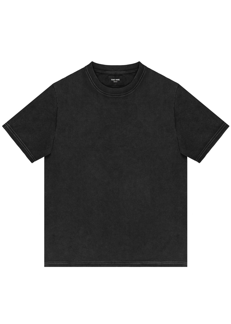 WASHED BLACK TEE