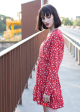 JANIS DRESS IN RED