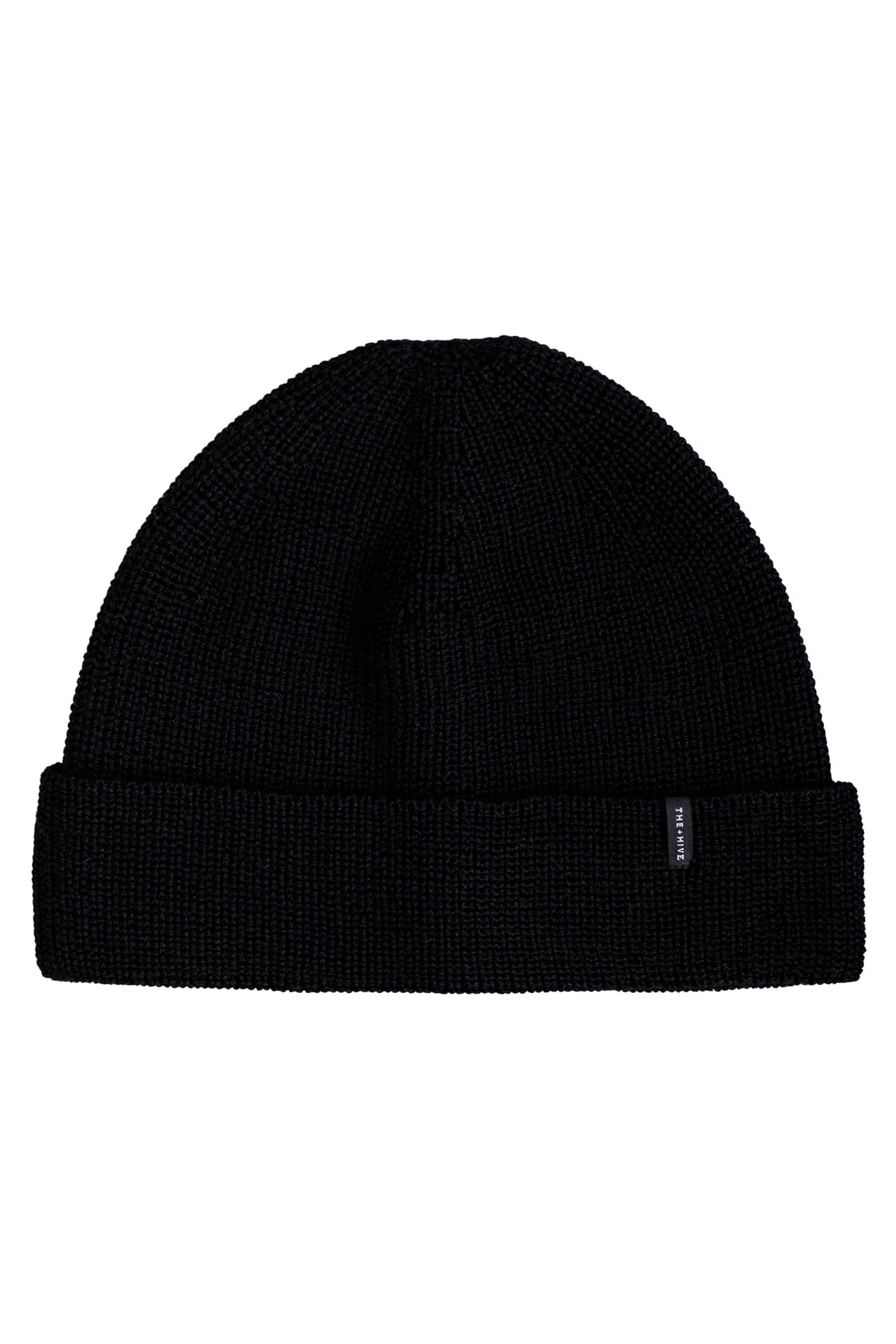 MERINO SINGLE BEANIE IN BLACK