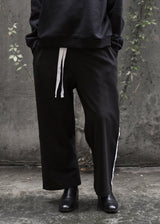 STRIPES PANTS IN BLACK